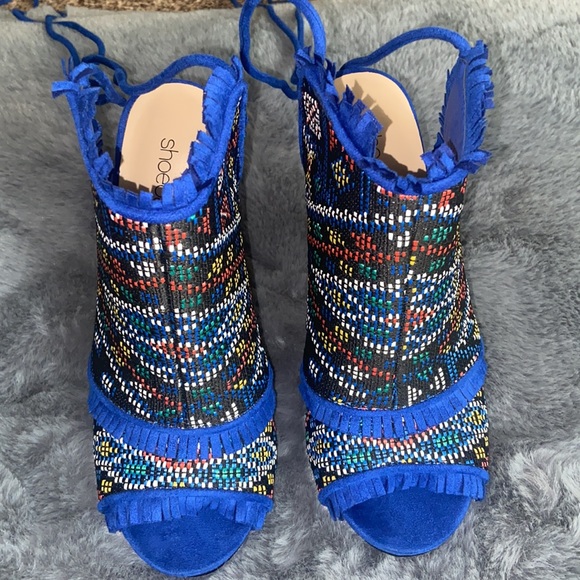 Faydra Heeled Sandal Shoe Dazzle SZ 6 - Picture 4 of 8